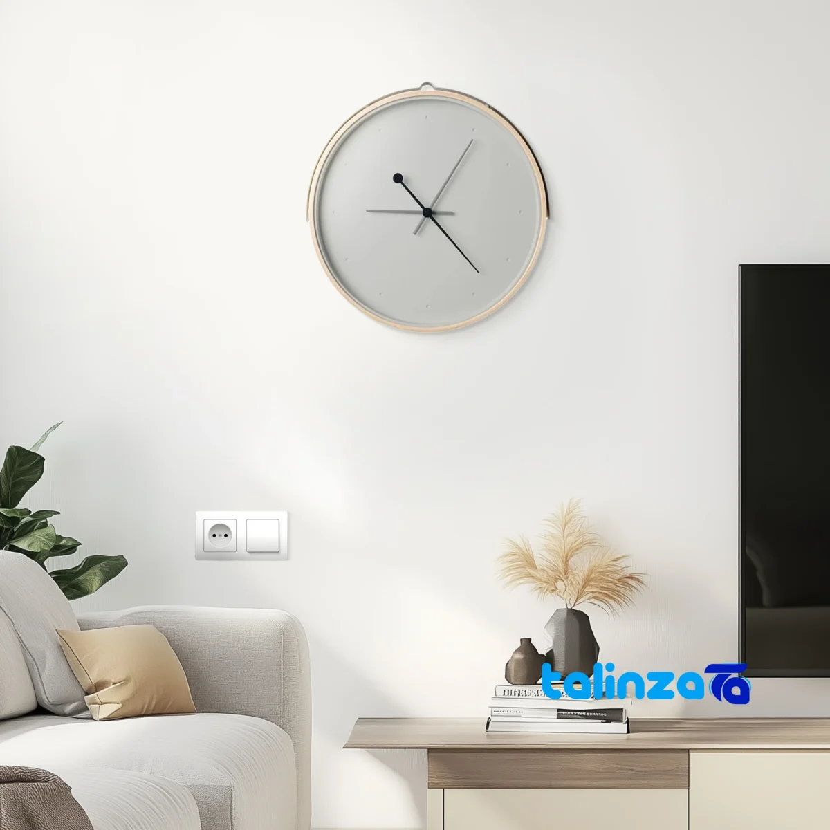 IKEA Wall Clock - Face view number display clarity