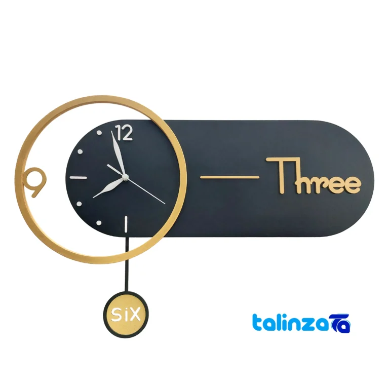 modern wall clock - Face view number display clarity