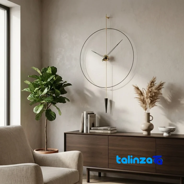 Elensi Wall Clock - Face view number display clarity