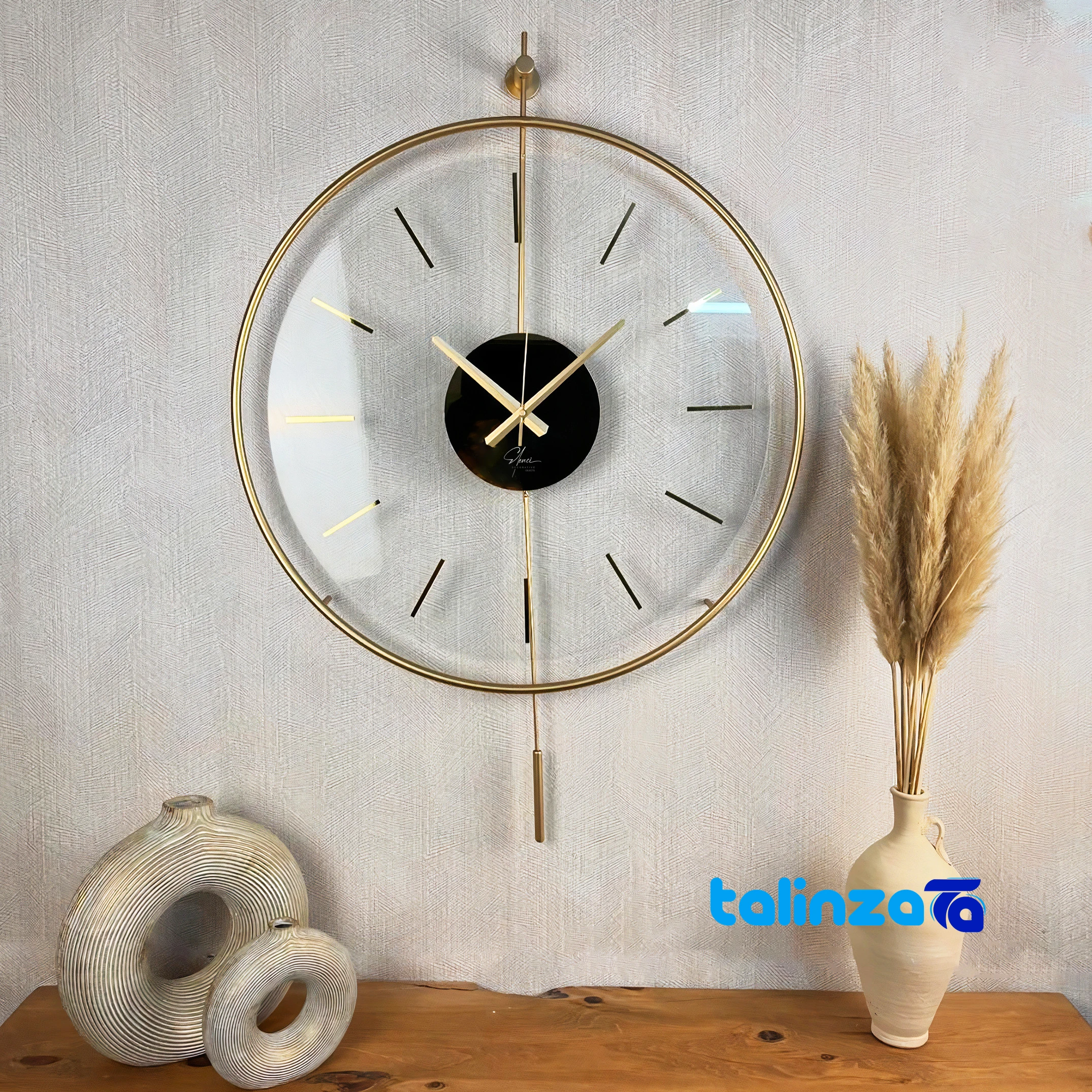 Elency Decorative Wall Clock - Lara Model Design 1 Elency wall clock