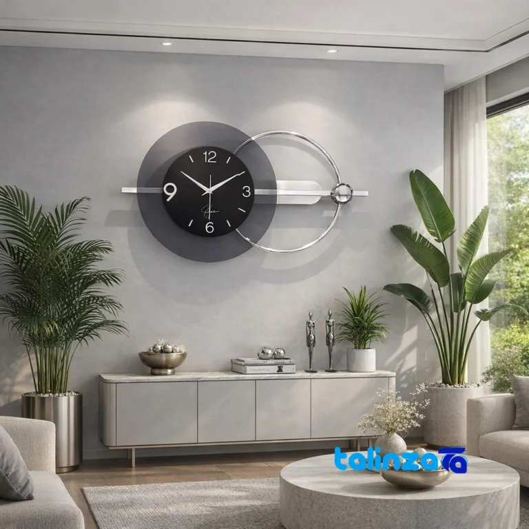 Elency Quartz Wall Clock SF570 - Face view showing number display clarity