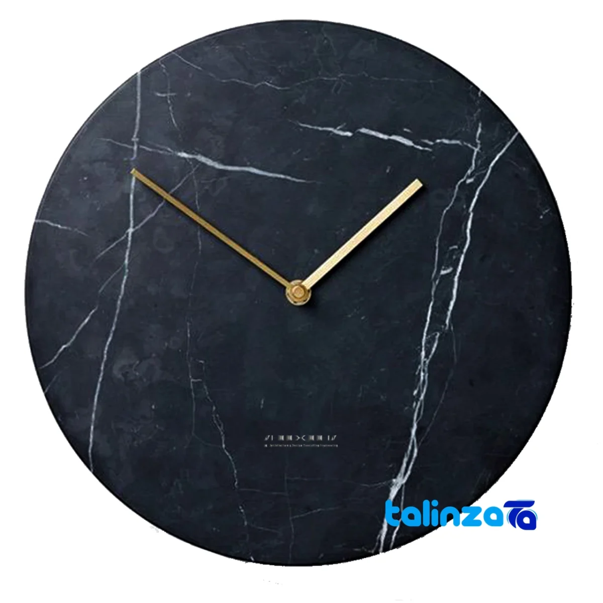 Face view of X Products Wall Clock Round Design 33x33x1. number display clarity