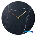 Face view of X Products Wall Clock Round Design 33x33x1. number display clarity