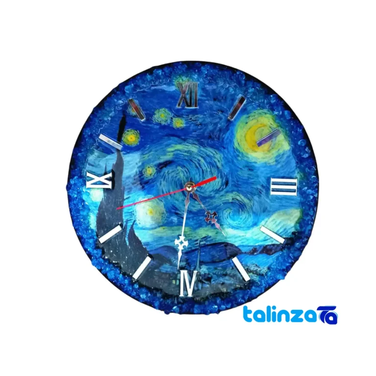 resin wall clock - Face view number display clarity