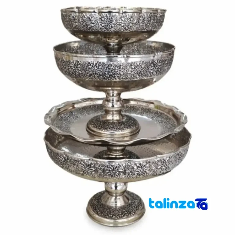 Chrome 003 Copper Serving Set - Elegant Design - Front view showing and key details