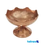 ZH135 Copper Bowl Handcrafted Unique Design and key details (Front view)