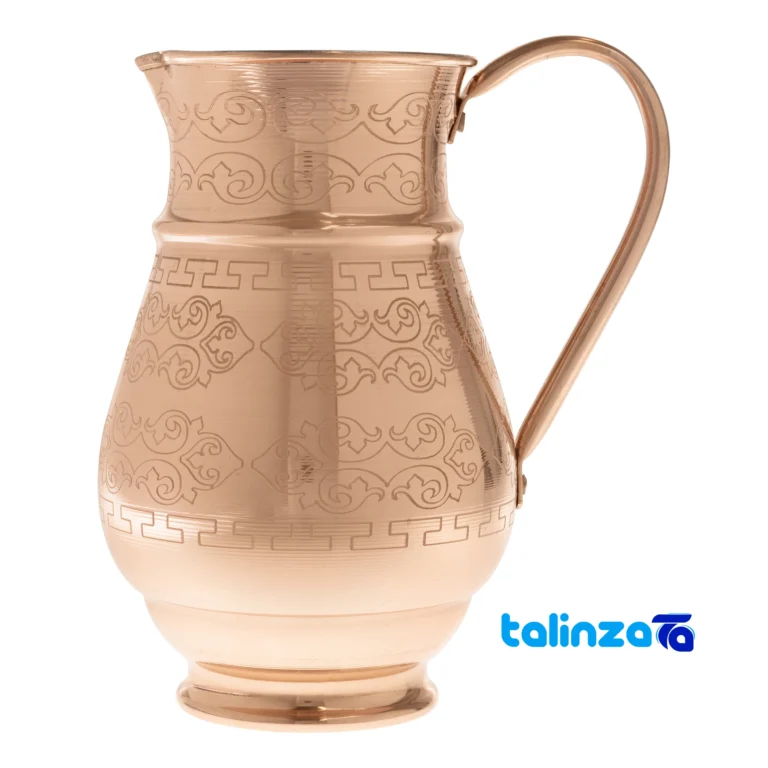 copper pitcher - Front view design and key details