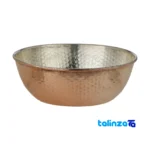 Zanjan Copper Bowl Model 004 Elegant Design 5×15× and key details (Front view)