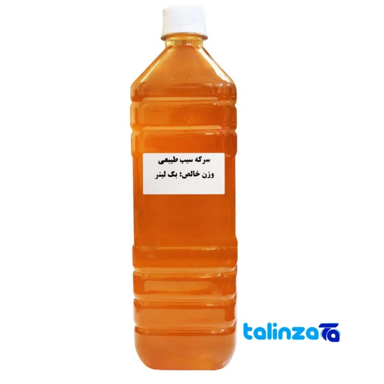 Natural Apple Cider Vinegar - 1 Liter design and key details (Front view)