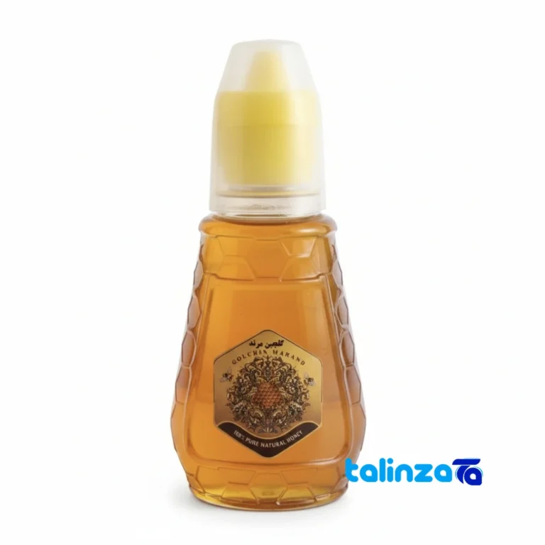 Front view of Mountain Wildflower Natural Honey design and key details