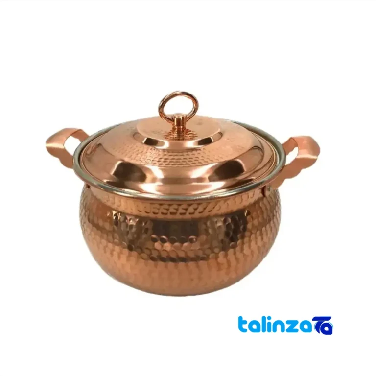 Front view of Copper Pot Model 0125 Handcrafted design and key details