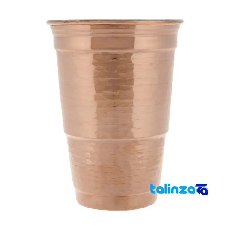 Front view of Zanjan Copper Mug Handcrafted Unique Design and key details
