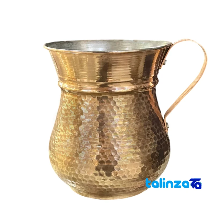 copper pitcher - Front view design and key details