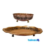 ZH375.3 Copper Serving Set Elegant Design and key details (Front view)