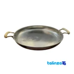 copper frying pan - Front view design and key details