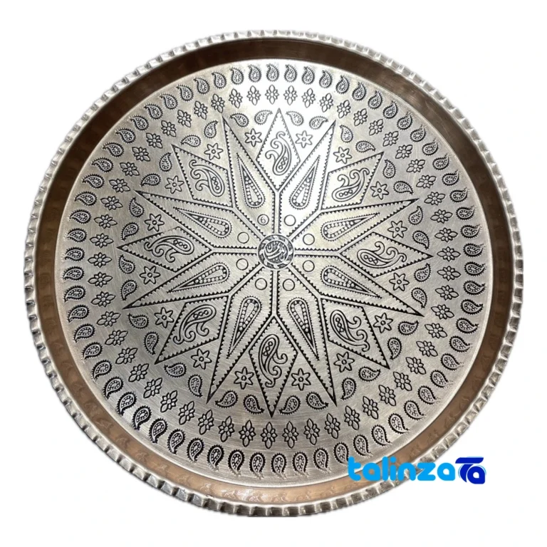 copper tray - Front view saffron grade and packaging