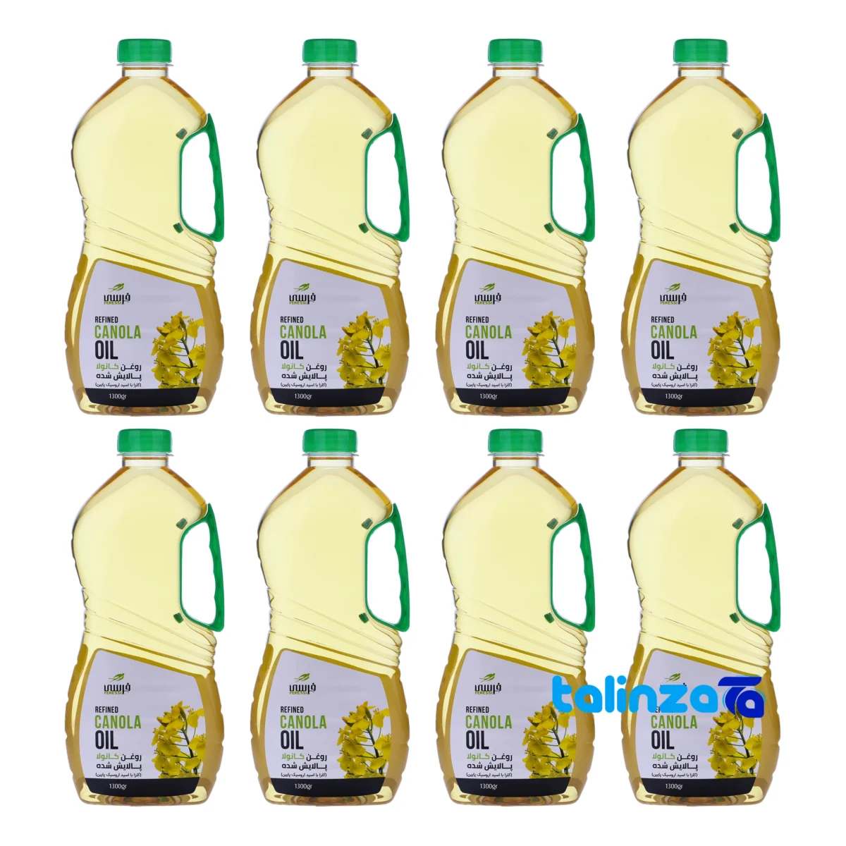 canola oil - Front view design and key details