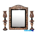 Copper Mirror Candleholder Royal Diamond Set 72 x 22 design and key details (Front view)