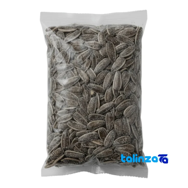 Front view of Sunflower Seeds Salted design and key details