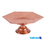 Zanjan Copper Candy Dish Handcrafted Design and key details (Front view)