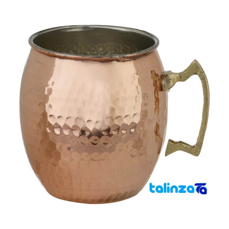 Zanjan Copper Mug Handled Unique Design product labeling and brand (Package front)