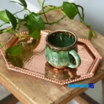 copper tray - Front view design and key details