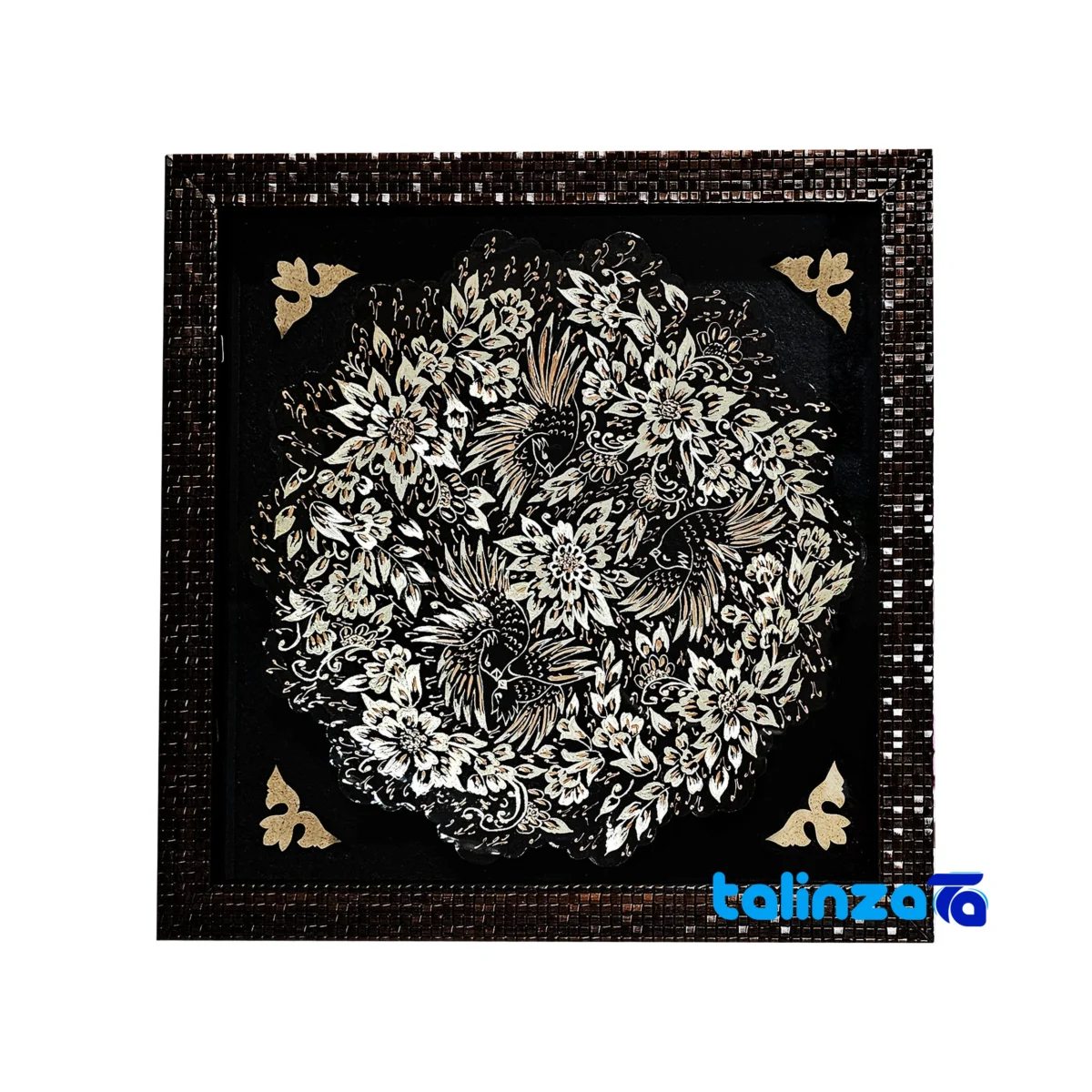 Masi Diamond Carved Wall Art design and key details (Front view)