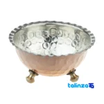 copper bowl - Front view design and key details