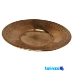 ZH291.3 Copper Saucer Hammered Design - Front view showing and key details