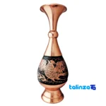 Diamond Cut Copper Vase design and key details (Front view)