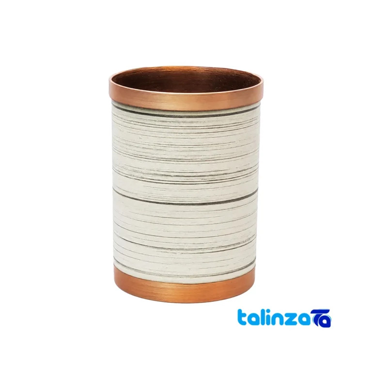 L08 Copper Mug Handcrafted Elegant Design - Front view showing and key details