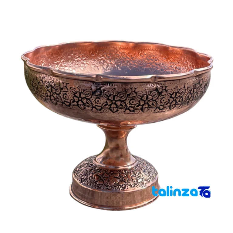 Front view of Diba Copper Chocolate Bowl Elegant Design and key details