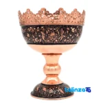 Isfahan Copper Nut Bowl Diamond Pattern Handcrafted product labeling and brand (Package front)