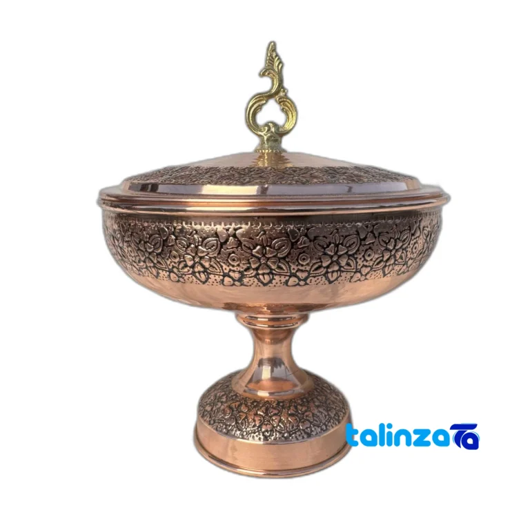 Golriz Copper Chocolate Bowl - Package front showing product labeling and brand