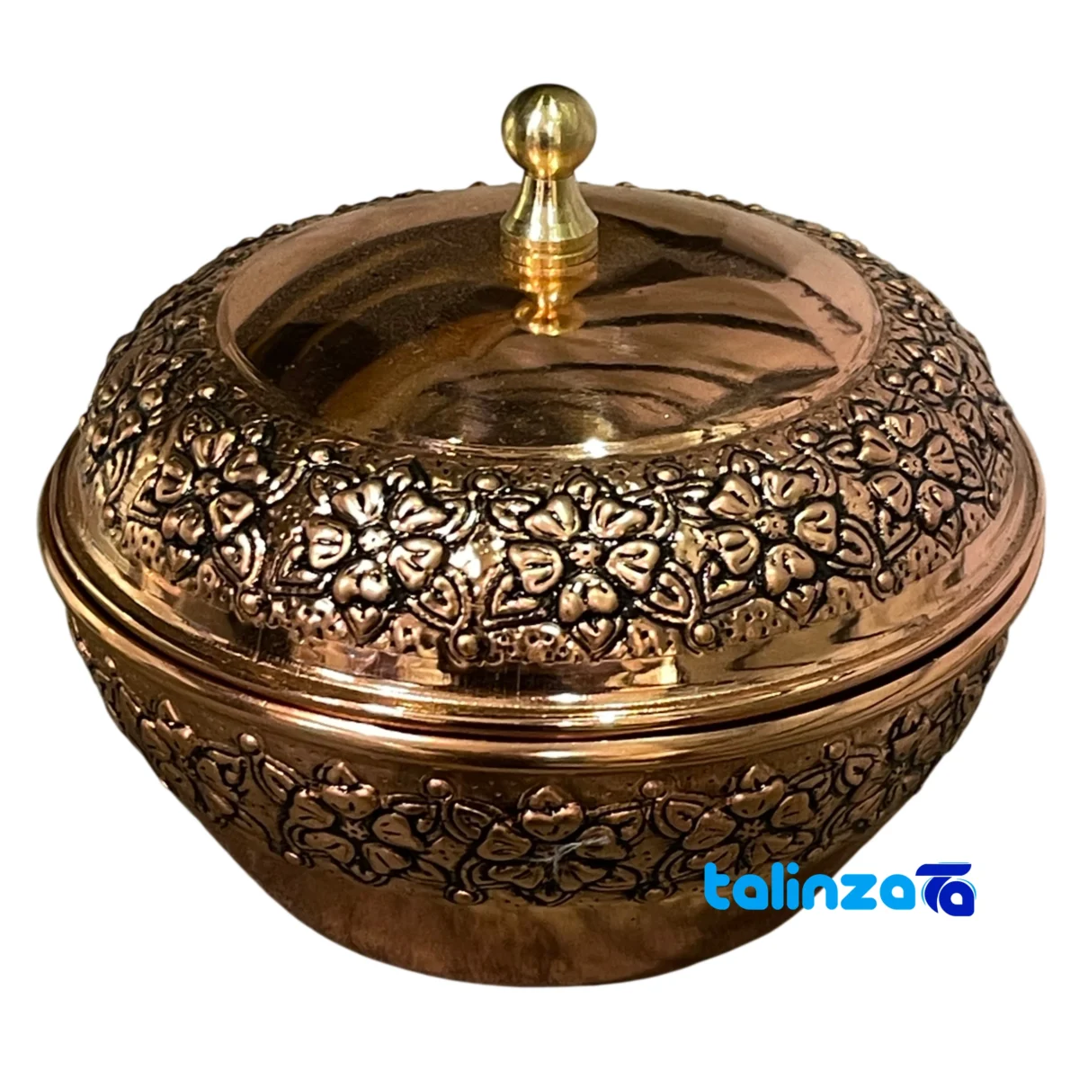 Diba Copper Sugar Bowl Elegant Design and key details (Front view)