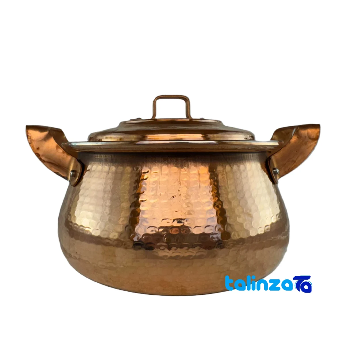 copper pot - Front view design and key details