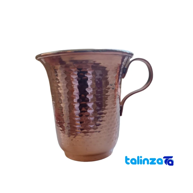 Talab Copper Mug Set - Elegant Design - Front view showing and key details