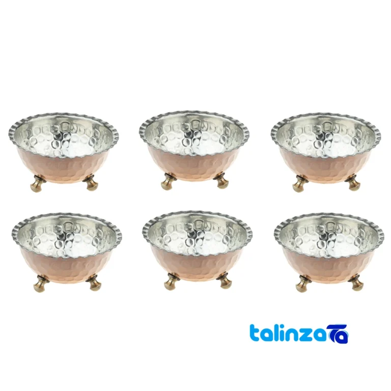 copper bowl set - Front view design and key details