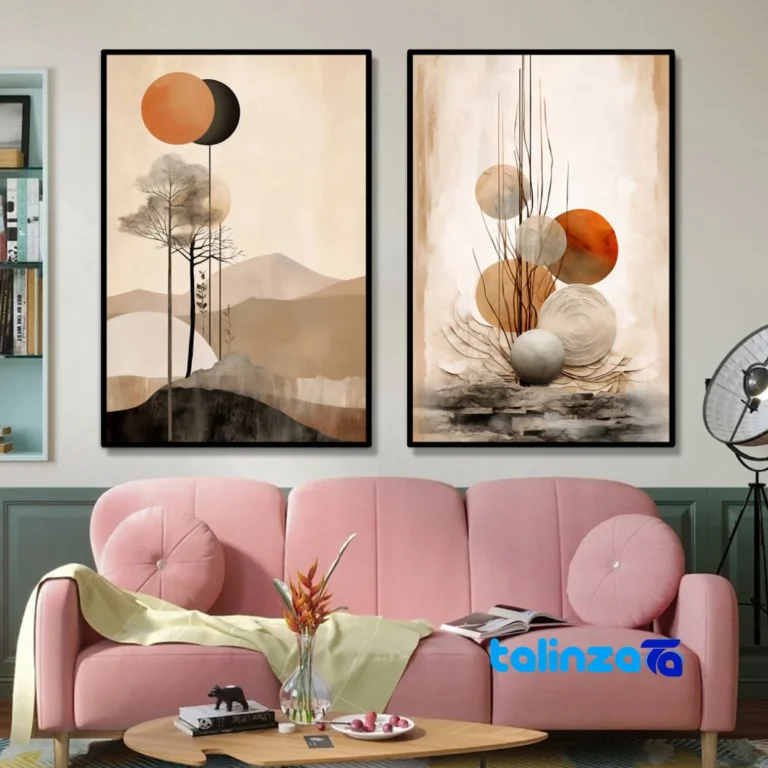 modern wall decor - Front view design and key details