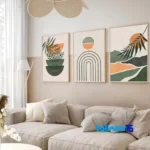 Minimalist Wall Art - Front view design and key details