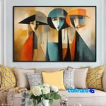 decorative art piece - Front view design and key details