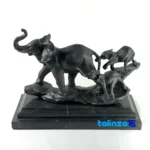 Front view of K200 Elephant Statue Bronze Unique Design and key details