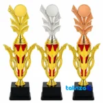 trophy sculpture set - Front view design and key details
