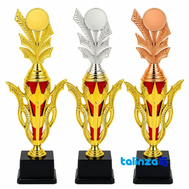 trophy sculpture set - Front view design and key details