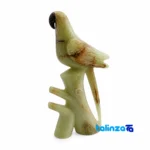 Ono Marble Bird Sculpture Classic Design Animal - Front view showing and key details