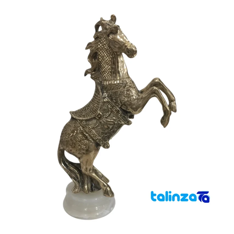 brass horse figurine - Package front product labeling and brand