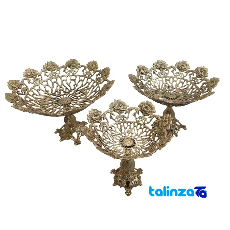 Package front of Bronze Rose Model Serving Set 3-Piece product labeling and brand