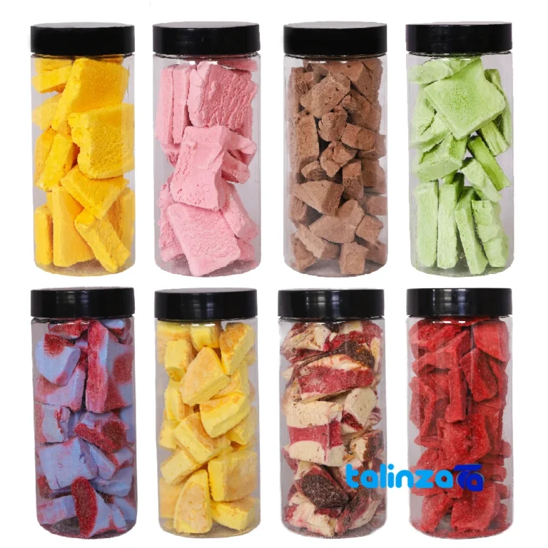 Majzoobi Puff Ice Cream Treats - 8 Pack design and key details (Front view)