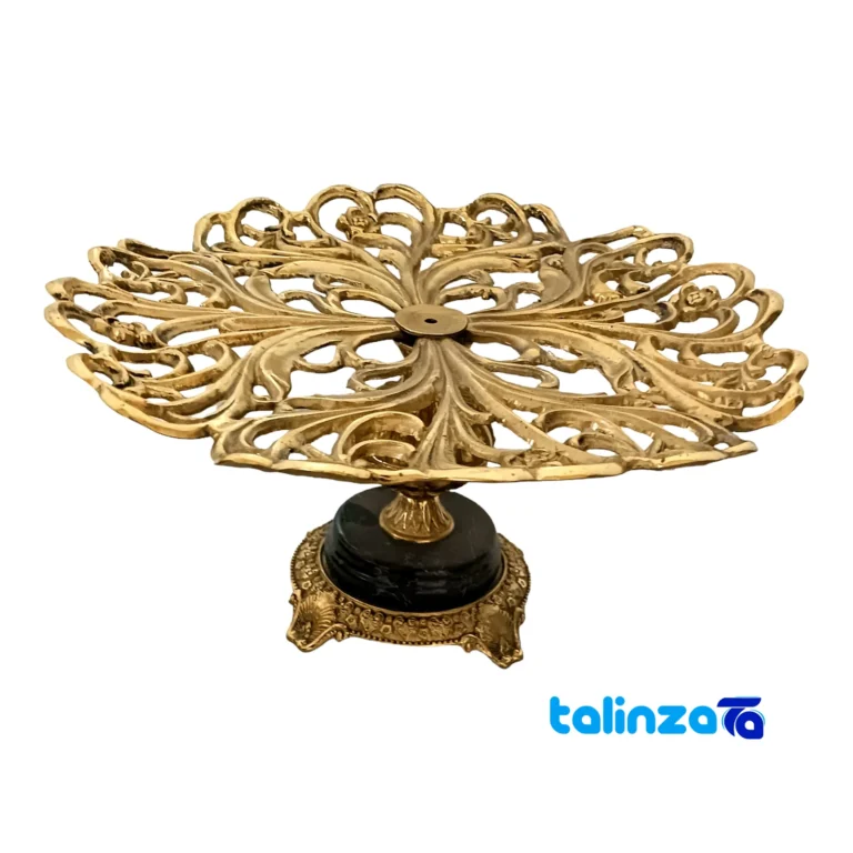 H-1264 Brass Sweet Dish Decorative Elegance - Front view showing design and key details