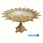 Bronze Leaf Fruit Bowl C1021 37x37x22 cm product labeling and brand (Package front)